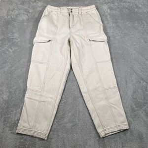 PacSun Cargo Pants Women's‎ Size Large Beige Loose Fit Casual Utility Y2K